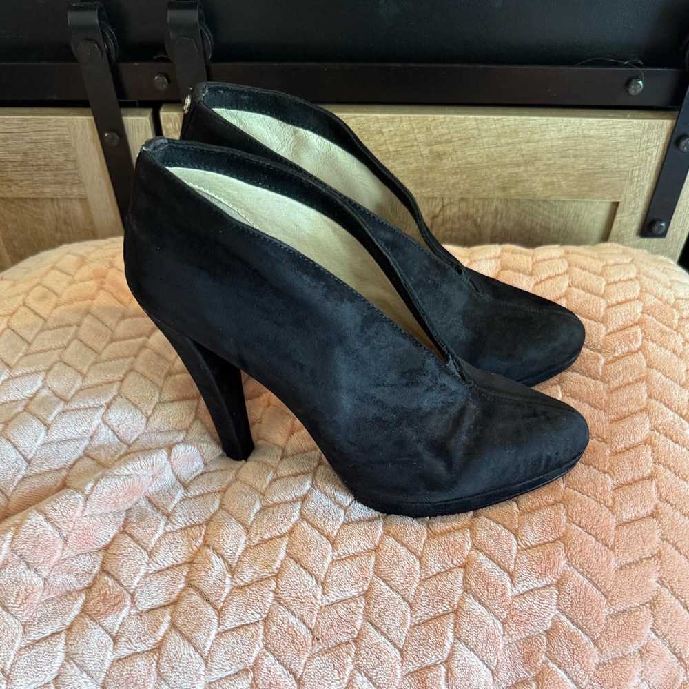 Michael Kors Black Heeled Boots